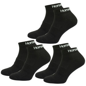 ponožky (set 3 párov) HORSEFEATHERS - RAPID - Black - AA1078A