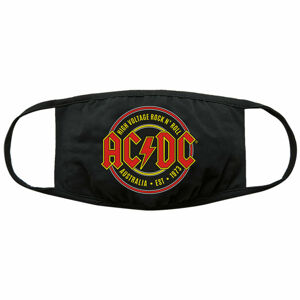 rúško (maska) AC/DC - Est. 1973 - Black - ROCK OFF - ACDCMASK04B