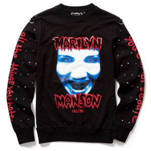 mikina bez kapucňa KILLSTAR Marilyn Manson Marilyn Manson Čierna L