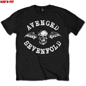 Tričko metal ROCK OFF Avenged Sevenfold Classic Deathbat Čierna 5-6