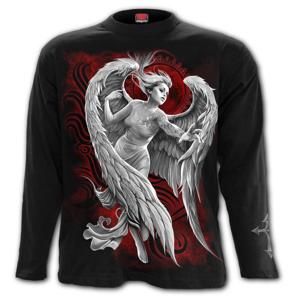 tričko SPIRAL ANGEL DESPAIR Čierna