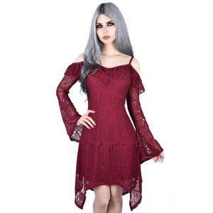 šaty dámske KILLSTAR - Deadly beloved - WINE - KSRA000269 XL