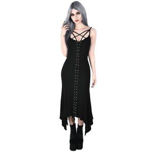 šaty dámske KILLSTAR - Diabolica - BLACK - KSRA000263 S