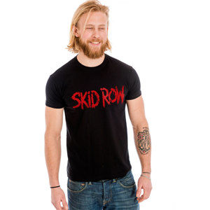 Tričko metal HYBRIS Skid Row Logo Čierna