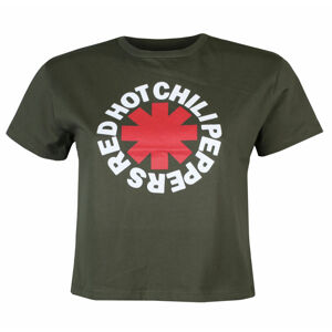 tričko dámske (top) Red Hot Chili Peppers - Classic Asterisk - GREEN - ROCK OFF - RHCPCT01LGR