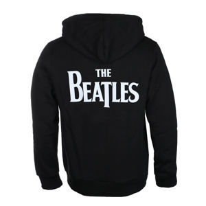 mikina s kapucňou ROCK OFF Beatles Drop T Logo Čierna