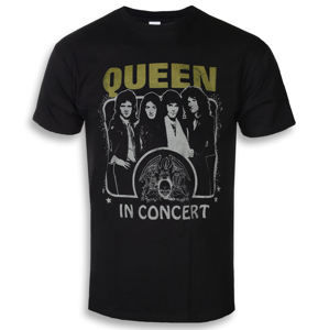 Tričko metal ROCK OFF Queen In Concert Čierna
