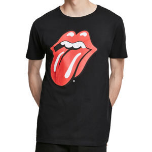 Tričko metal NNM Rolling Stones Tongue Čierna XXL