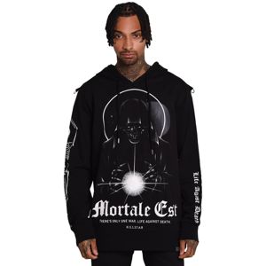 mikina s kapucňou KILLSTAR Mortale Čierna XXL