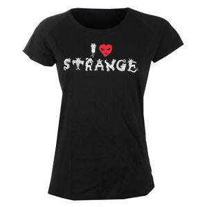 tričko EMILY THE STRANGE I Heart Strance Čierna