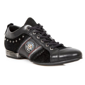 topánky kožené NEW ROCK ITALI NEGRO Čierna 43