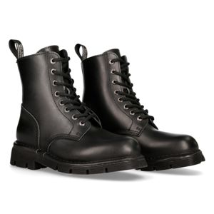 topánky kožené NEW ROCK ANILIN NEGRO Čierna 43
