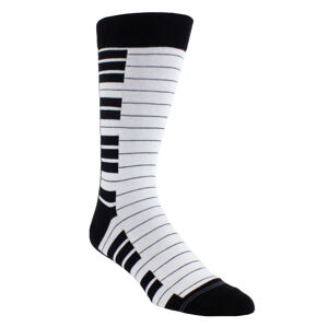 ponožky PERRI´S SOCKS - KEYBOARD CREW - BLACK - PSB305-001
