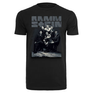 Tričko metal RAMMSTEIN Rammstein Band Photo Čierna S