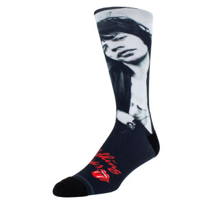 ponožky ROLLING STONES - MICK ON THE WALL - BLACK - PERRI´S SOCKS - RSB301-001