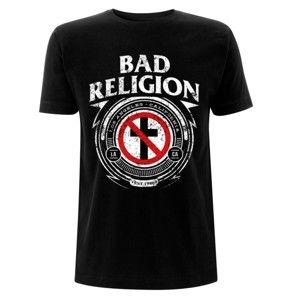 Tričko metal NNM Bad Religion Badge Čierna