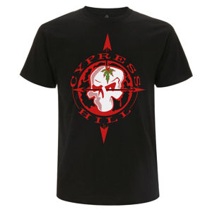 tričko metal NNM Cypress Hill Skull Compass- Black Čierna S