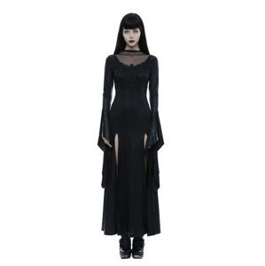 šaty dámske PUNK RAVE - Moonspell Gothic - WQ-349/BK XS-S