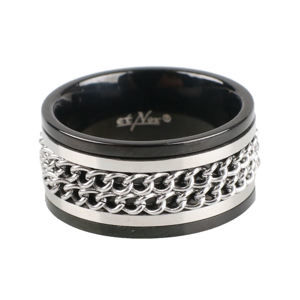 prsteň ETNOX - Double Chain - SR014 65