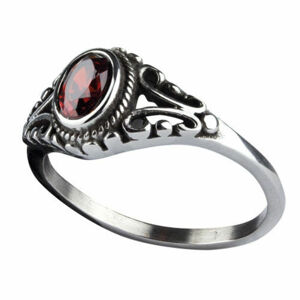prsteň ETNOX - Ornament Red - SR1193