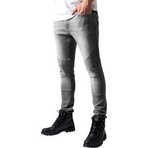 nohavice jeans URBAN CLASSICS Slim Fit Biker 34