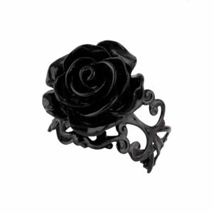 prsteň ETNOX - Black Rose - UR4500