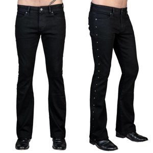 nohavice pánske (jeans) WORNSTAR - Gauntlet - Black - WSGP-GLT 32