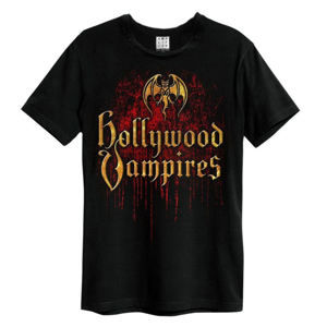 AMPLIFIED Hollywood Vampires Bat Blood Logo Čierna
