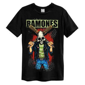Tričko metal AMPLIFIED Ramones Gabba Gabba Čierna XS