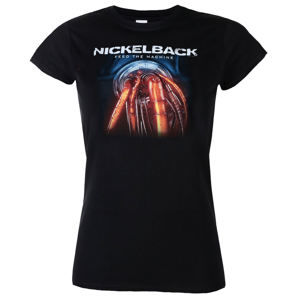 Tričko metal PLASTIC HEAD Nickelback FEED THE MACHINE Čierna L