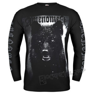 tričko hardcore AMENOMEN BLACK WOLF Čierna