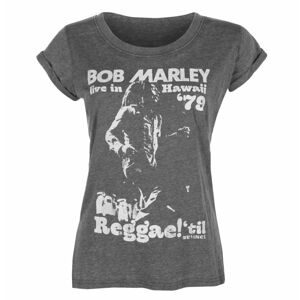 tričko dámske Bob Marley - Hawaii - ROCK OFF - BMABOTS01LC