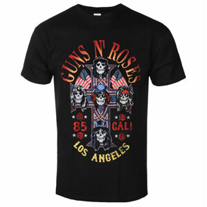 tričko pánske Guns N' Roses - Cali '85 - Black - ROCK OFF - GNRTS129MB