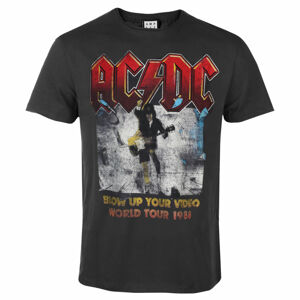 Tričko metal AMPLIFIED AC-DC BLOW UP YOUR TV Čierna