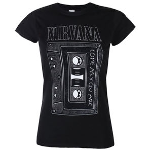 Tričko metal ROCK OF Nirvana As You Are Tape Čierna S