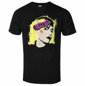 tričko pánske Blondie - Punk Logo - BLACK - ROCK OFF - BLDTS01MB