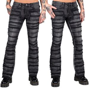 nohavice pánske (jeans) WORNSTAR - Bandage - Vintage Black - WSGP-BANDK-v