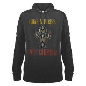 mikina s kapucňou AMPLIFIED Guns N' Roses Appetite for Destruction Čierna XXL