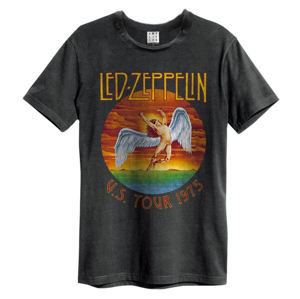 tričko metal AMPLIFIED Led Zeppelin TOUR 75 Čierna S