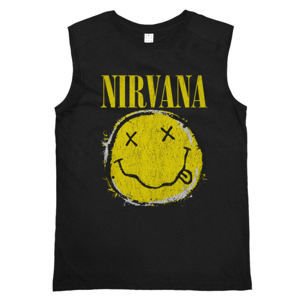 tielka AMPLIFIED Nirvana WORN OUT SMILEY S