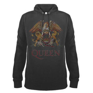 mikina s kapucňou AMPLIFIED Queen Royal Crest Čierna XXL