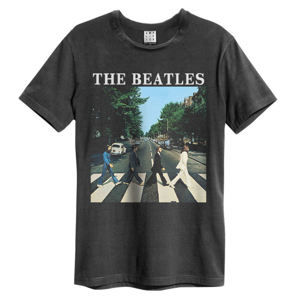 Tričko metal AMPLIFIED Beatles Abbey Road Čierna