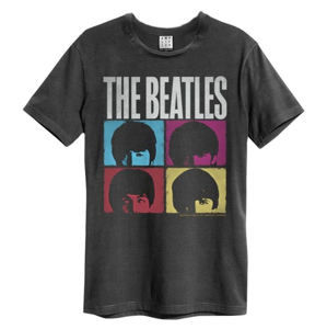 tričko metal AMPLIFIED Beatles HARD DAYS NIGHT Čierna XS