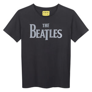 tričko detské The Beatles - Logo - Charcoal - AMPLIFIED - ZAV866BEE