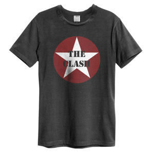 tričko metal AMPLIFIED Clash Star Logo Čierna XL