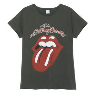 Tričko metal AMPLIFIED Rolling Stones Charcoal Čierna