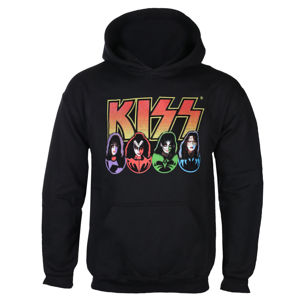 mikina s kapucňou pánske Kiss - Logo - ROCK OFF - KISSHD14MB XXL