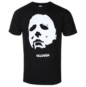 tričko filmové PLASTIC HEAD Halloween MICHAEL FACE Čierna XXL