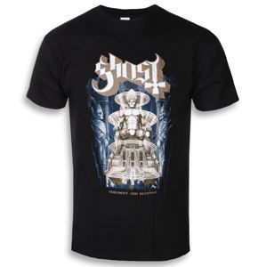 Tričko metal ROCK OFF Ghost Ceremony & Devotion Čierna XL