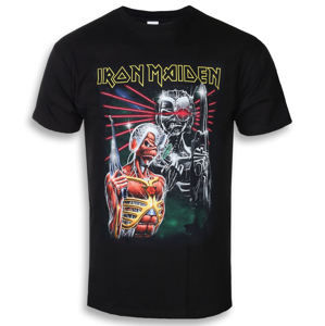 Tričko metal ROCK OFF Iron Maiden Terminate Čierna S